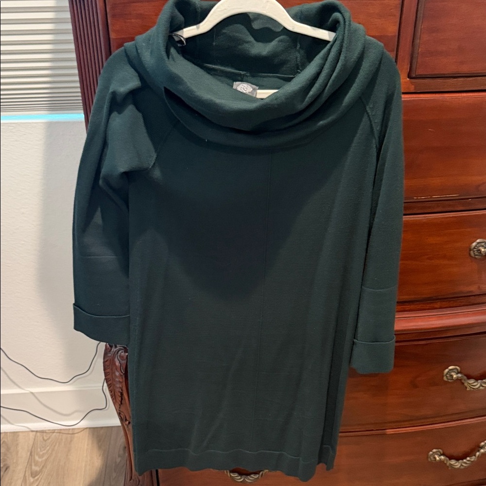 Vince Camuto Deep Green Turtleneck Sweater